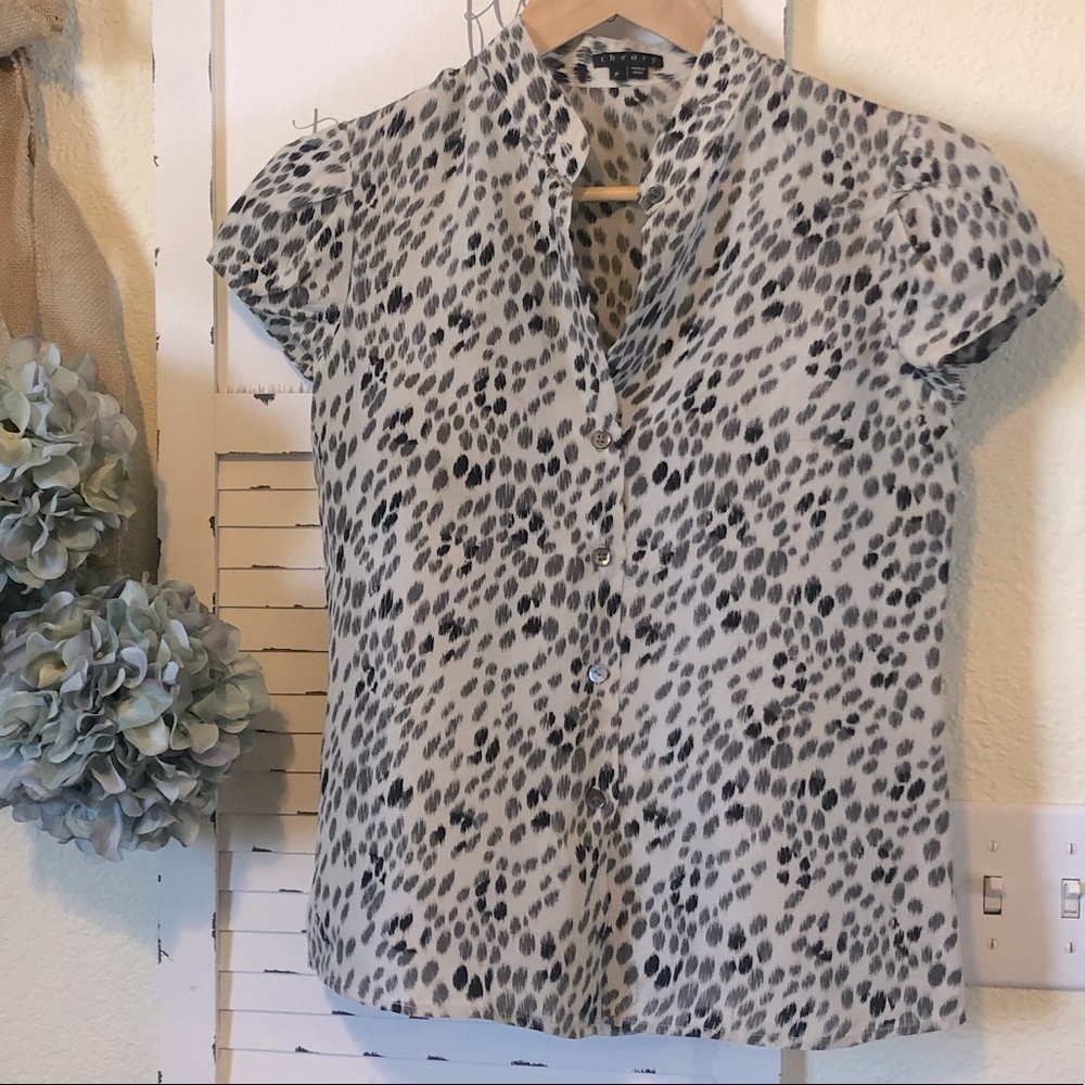 Theory Silk Blouse - Petite